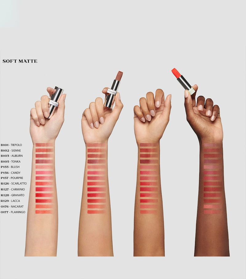 Prada Monochrome Soft Matte Lipstick, imported from the UK