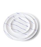 Feldspar Stripe cake plate 16cm - British product