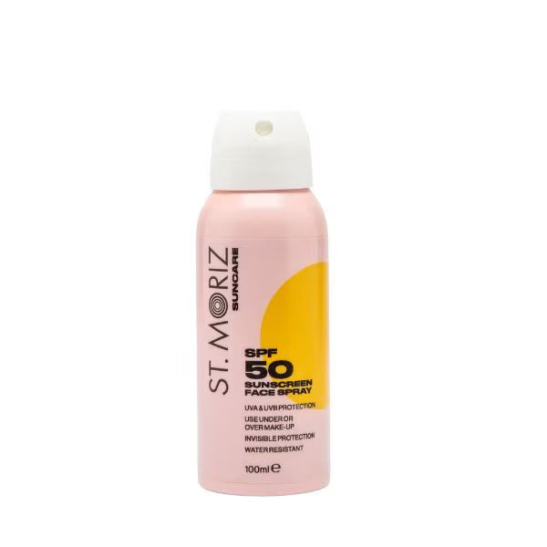 St Moriz Suncare SPF50 Sunscreen Face Spray 100ml
