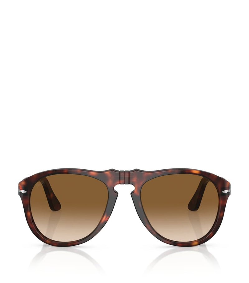 Persol Original Pilot sunglasses with tortoiseshell acetate finish (British brand)