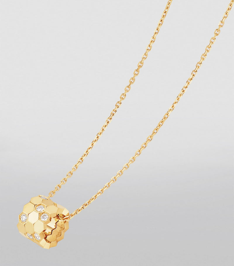 Chaumet yellow gold bee necklace (British brand)