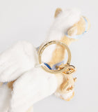 Harrods cuddly Pegasus fabric keyring, UK version