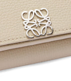 LOEWE trifold leather wallet with Anagram buckle (British brand)