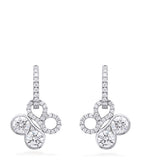 Boodles white gold diamond earrings, imported from the UK