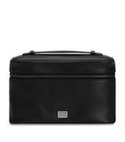 Dolce&Gabbana leather logo plaque toiletry bag - British product