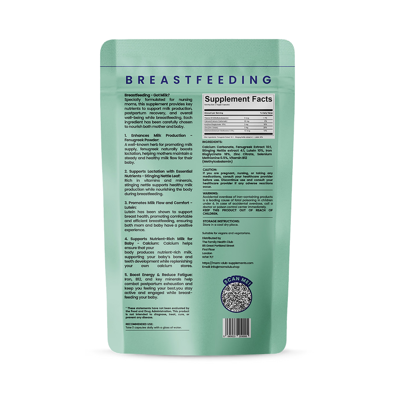 Breastfeeding supplement capsules - British product