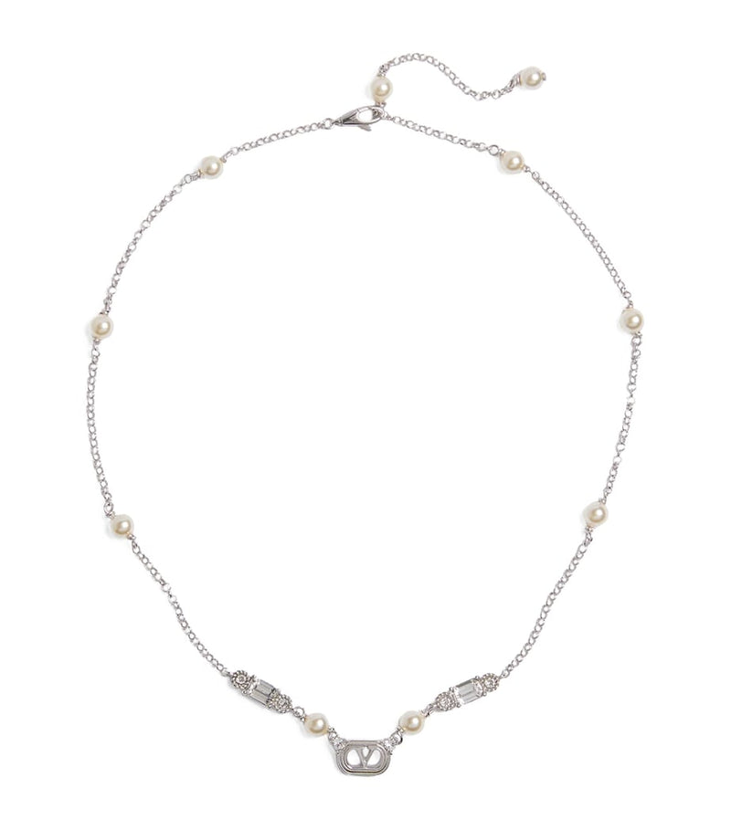 Valentino Garavani VLogo necklace, UK version