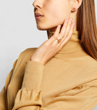 Piaget rose gold diamond earrings, UK version