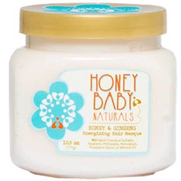 Honey Baby Naturals Honey and Ginseng Hair Masque, UK version