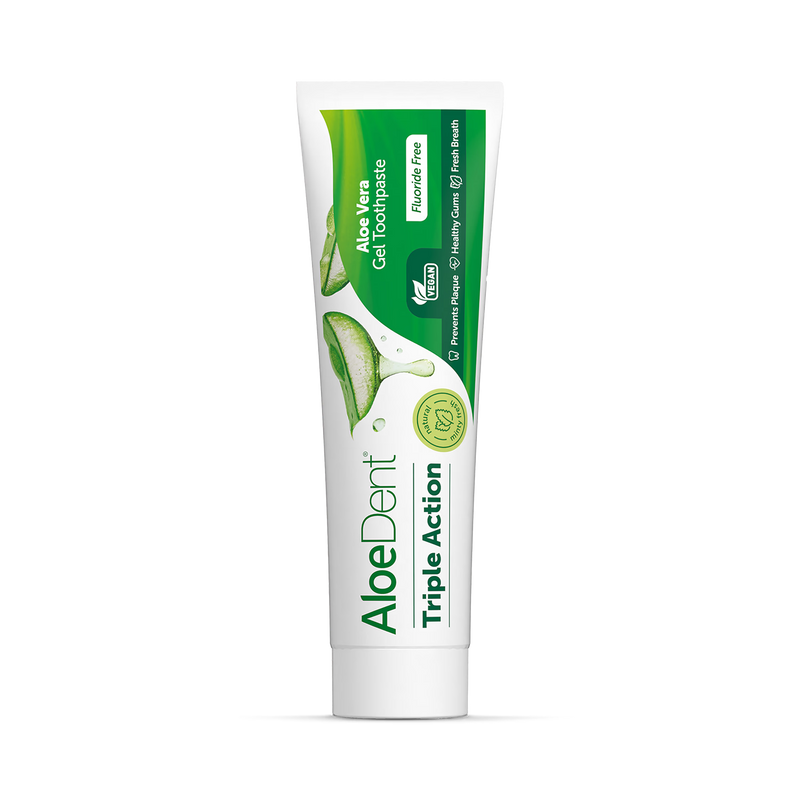 Aloe Dent triple action Aloe Vera toothpaste 100ml - British product