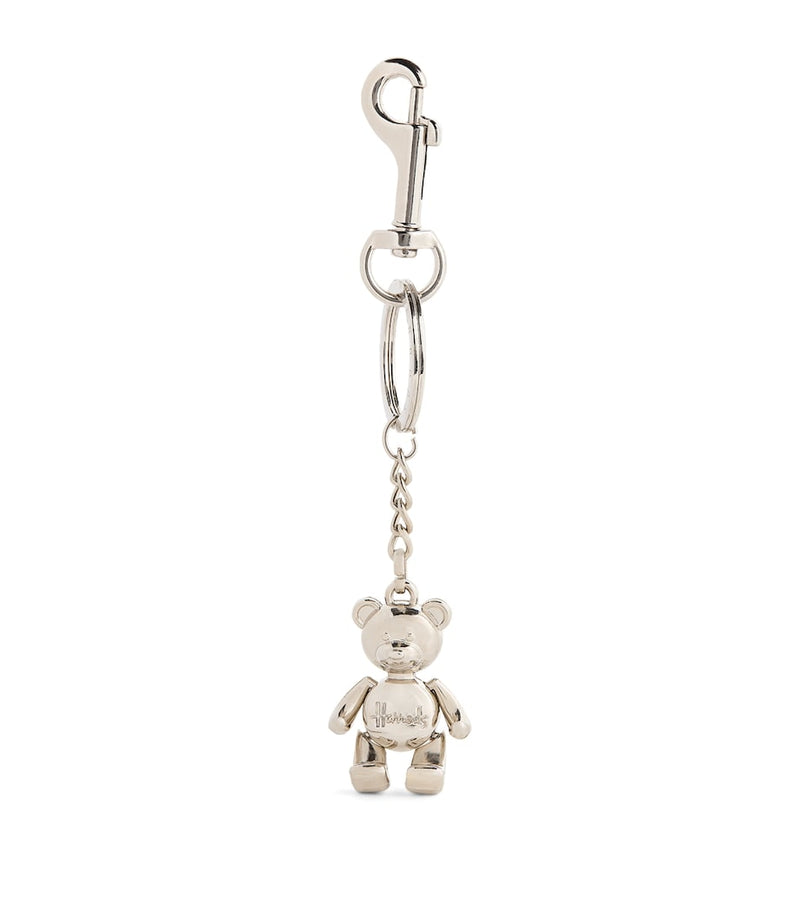 Harrods jointed bear keyring 15cm (British brand)
