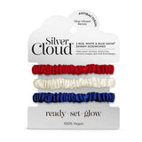 Superdrug Silver Cloud Satin+ Skinny Scrunchies World Cup Edition- Buy online at McGrocer