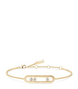 Harrods Messika Move Classique Yellow Gold and Diamond Bracelet 0.30ct- Buy online at McGrocer