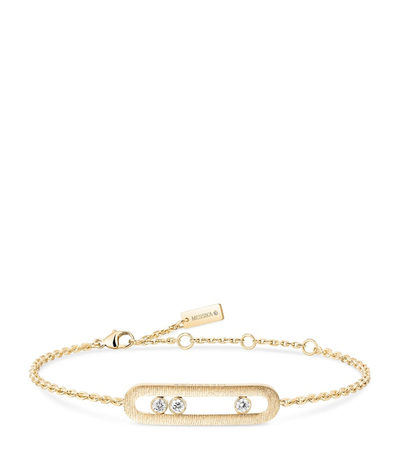Messika Move Classique diamond bracelet 18kt yellow gold (British brand)