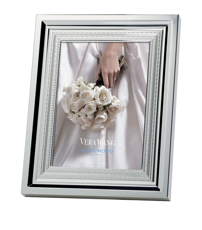 Wedgwood With Love silver photo frame 5x7 (British brand)