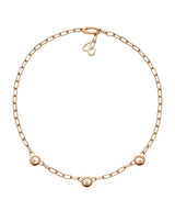 Harrods Chopard Happy Diamonds Icons Rose Gold Diamond Necklace- Buy online at McGrocer