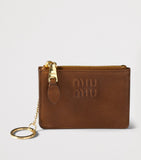 Miu Miu Nappa Leather Embossed Card Holder, UK version