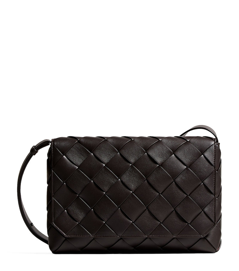 Bottega Veneta Intreccio Diago cross-body bag woven leather (British brand)