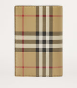 Harrods Check Print Passport Holder with Card Slots and Slip Pockets- Buy online at McGrocer