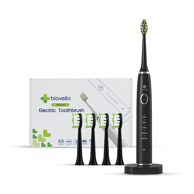 Biovello YS-500 electric toothbrush black, imported from the UK