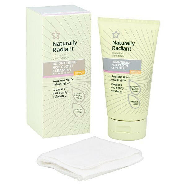 Superdrug Naturally Radiant Hot Cloth Face Cleanser 150ml GOODS Superdrug