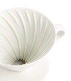 Hario V60 Size 02 ceramic coffee dripper, UK version