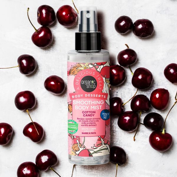 Organic Shop Body Mist Cotton Candy 200ml, imported from the UK