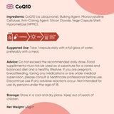 WeightWorld CoQ10 supplement 200mg 120 capsules (British brand)