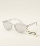McQueen transparent round Kate sunglasses, UK version
