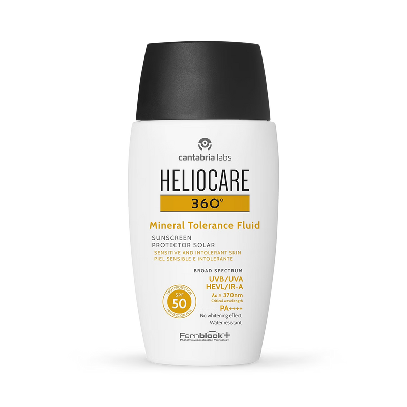 Heliocare 360 Mineral Tolerance Fluid SPF 50 50ml (British brand)
