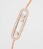 Messika Move Classique pink gold diamond bracelet 0.29ct, UK version