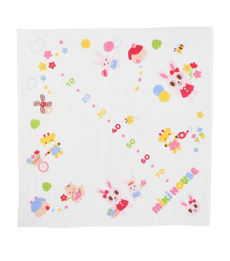 Miki House height chart bath towel (British brand)