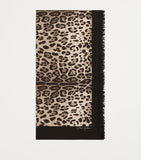 Dolce&Gabbana leopard print foulard brushed cotton - British product