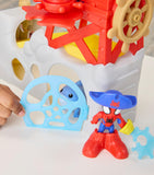 Marvel Spider-Man Water-Webs Spidey Island playset, imported from the UK