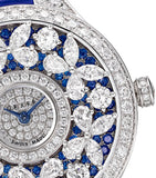 Graff white gold diamond sapphire butterfly watch 33mm (British brand)