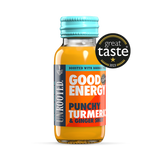 Holland & Barrett Unrooted Good Energy Punchy Turmeric & Ginger Health Shot 60ml- Buy online at McGrocer