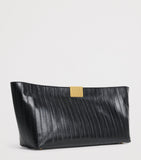 Camilla and Marc embossed leather poppy clutch bag (British brand)
