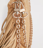 Maje raffia Miss M clutch bag H11cm x W22cm - British product