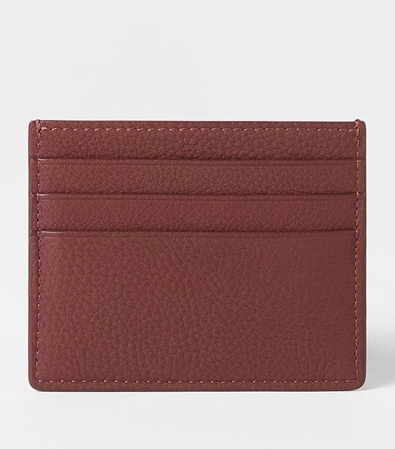 Brunello Cucinelli leather card holder 8.5x10cm, imported from the UK