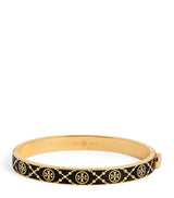 Harrods Tory Burch Double T Monogram Hinge Bangle- Buy online at McGrocer