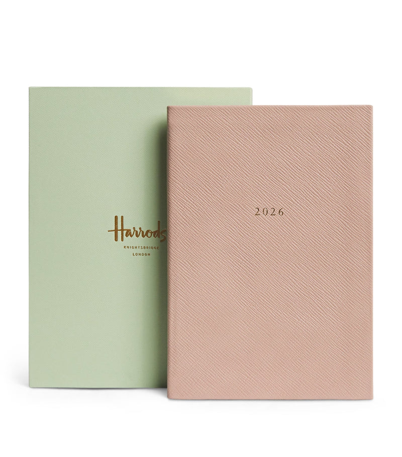 Harrods Lær A5 Dagbok 2026, UK-versjon