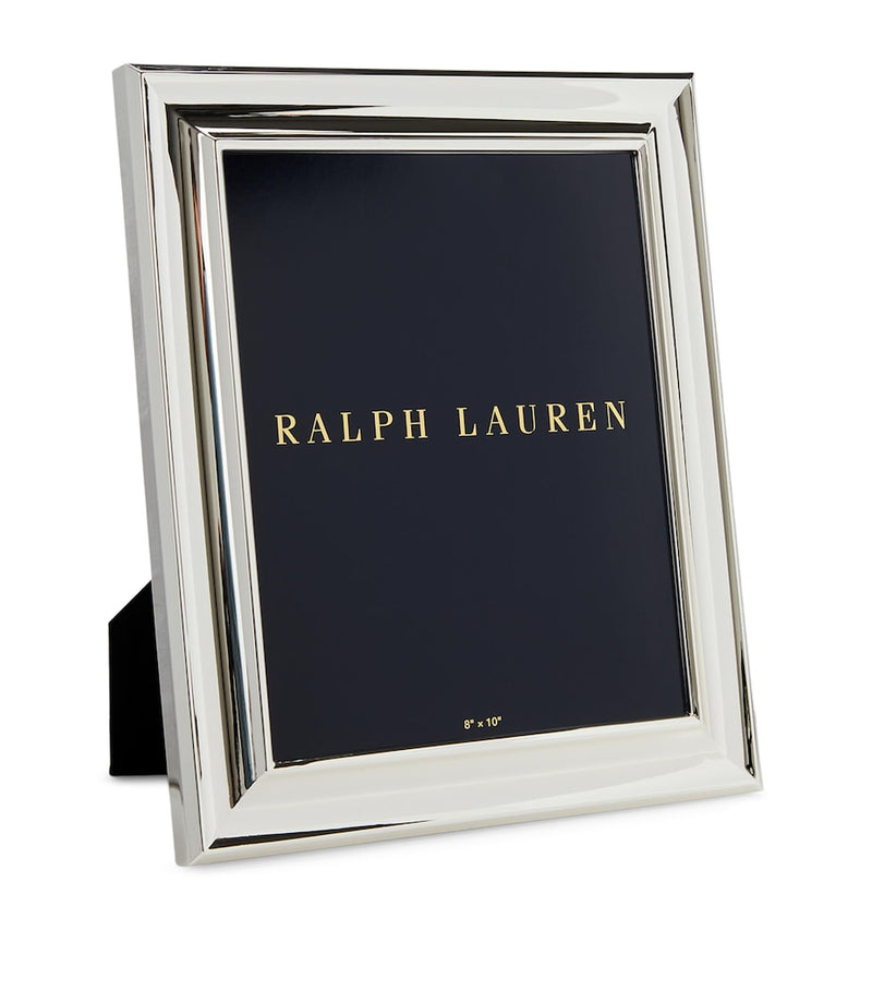 Ralph Lauren Home silver-plated brass Olivier photo frame 8x10 inches, imported from the UK