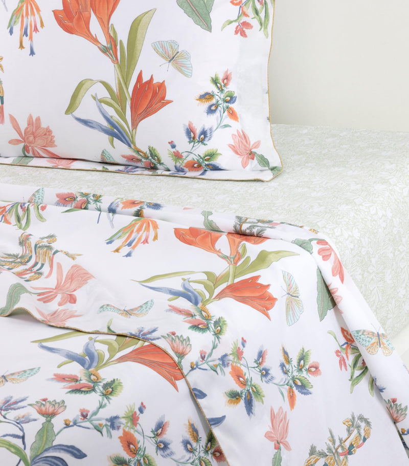 Yves Delorme Eze flat sheet Super King 270cm x 295cm (British brand)
