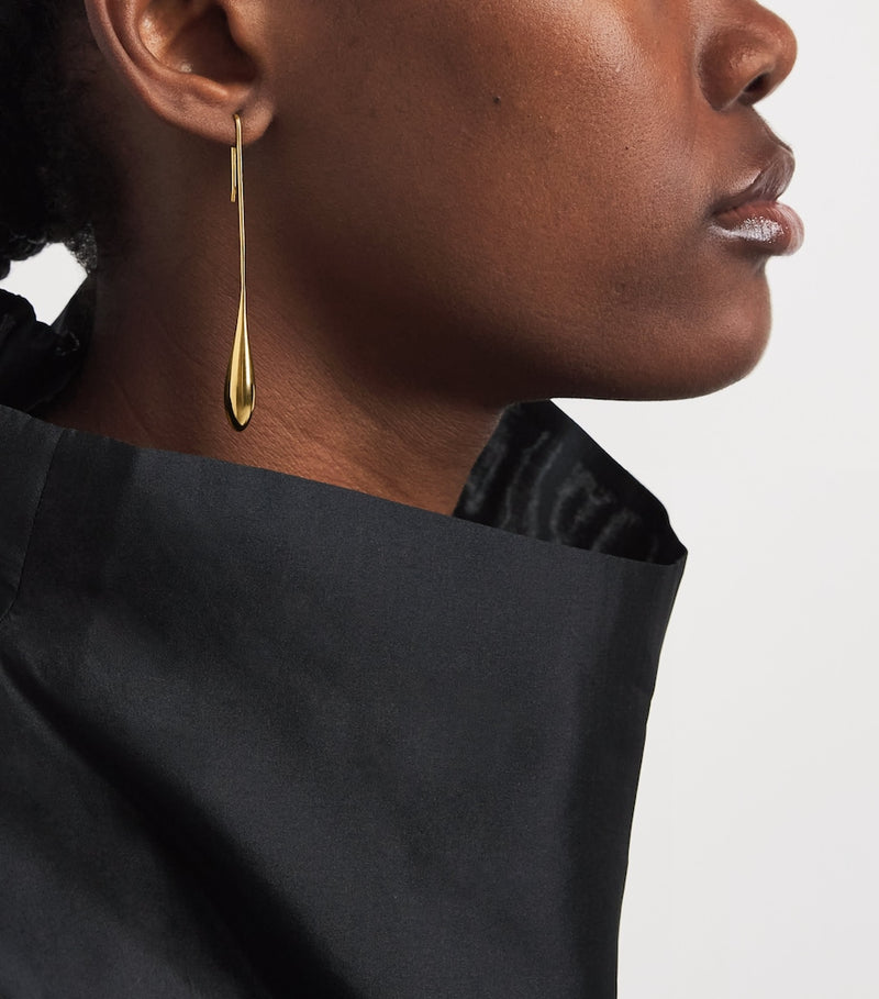 LIÉ STUDIO Lili earrings gold plated 7cm drop, imported from the UK