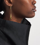 LIÉ STUDIO Lili earrings gold plated 7cm drop, imported from the UK