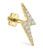 Maria Tash diamond lightning bolt earring 11mm - British product