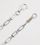 Suzanne Kalan white gold diamond large block chain bracelet - British product