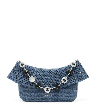 Harrods LOEWE Ola Medium Crochet Shoulder Bag- Buy online at McGrocer
