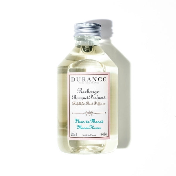 Durance Reed Diffuser Refill Monoï Flower 250ml - British product