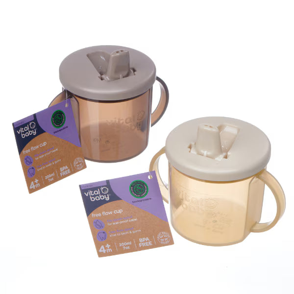 Vital Baby Hydrate Free Flow Cup plastic sippy (British brand)